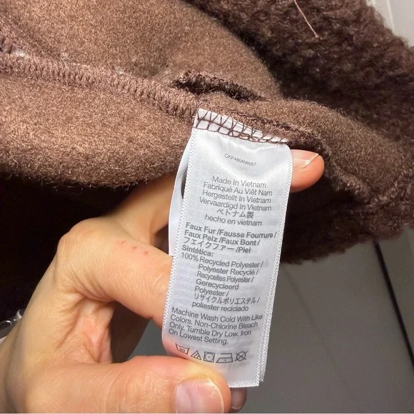 Madewell Pebbled Faux Shearling Shawl Collar Coat – Size M | Cozy Cottage - Picture 6 of 15